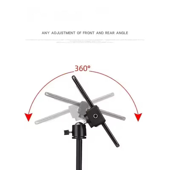 Aro de luz 16 cm 3 tonos metálico