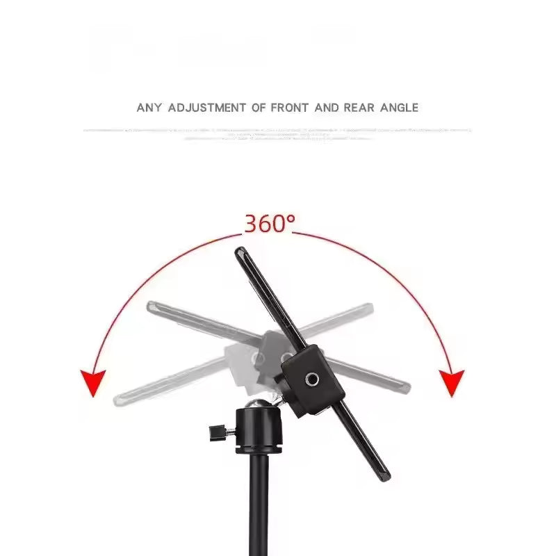 Aro de luz 16 cm 3 tonos metálico