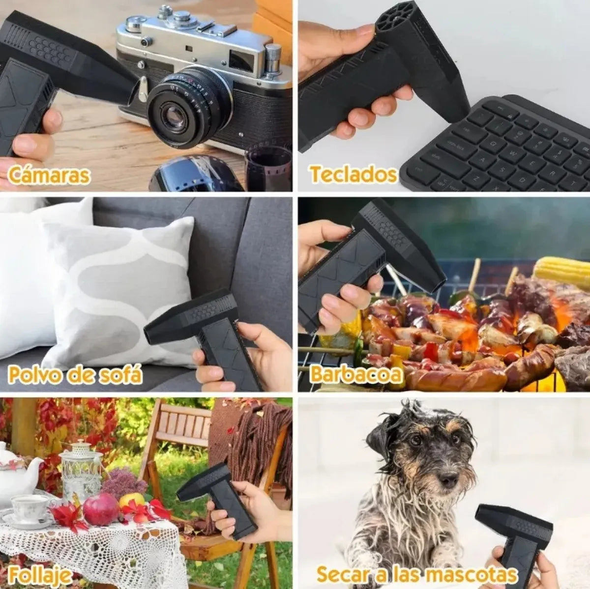 Soplador ventilador Turbo Rrecargable