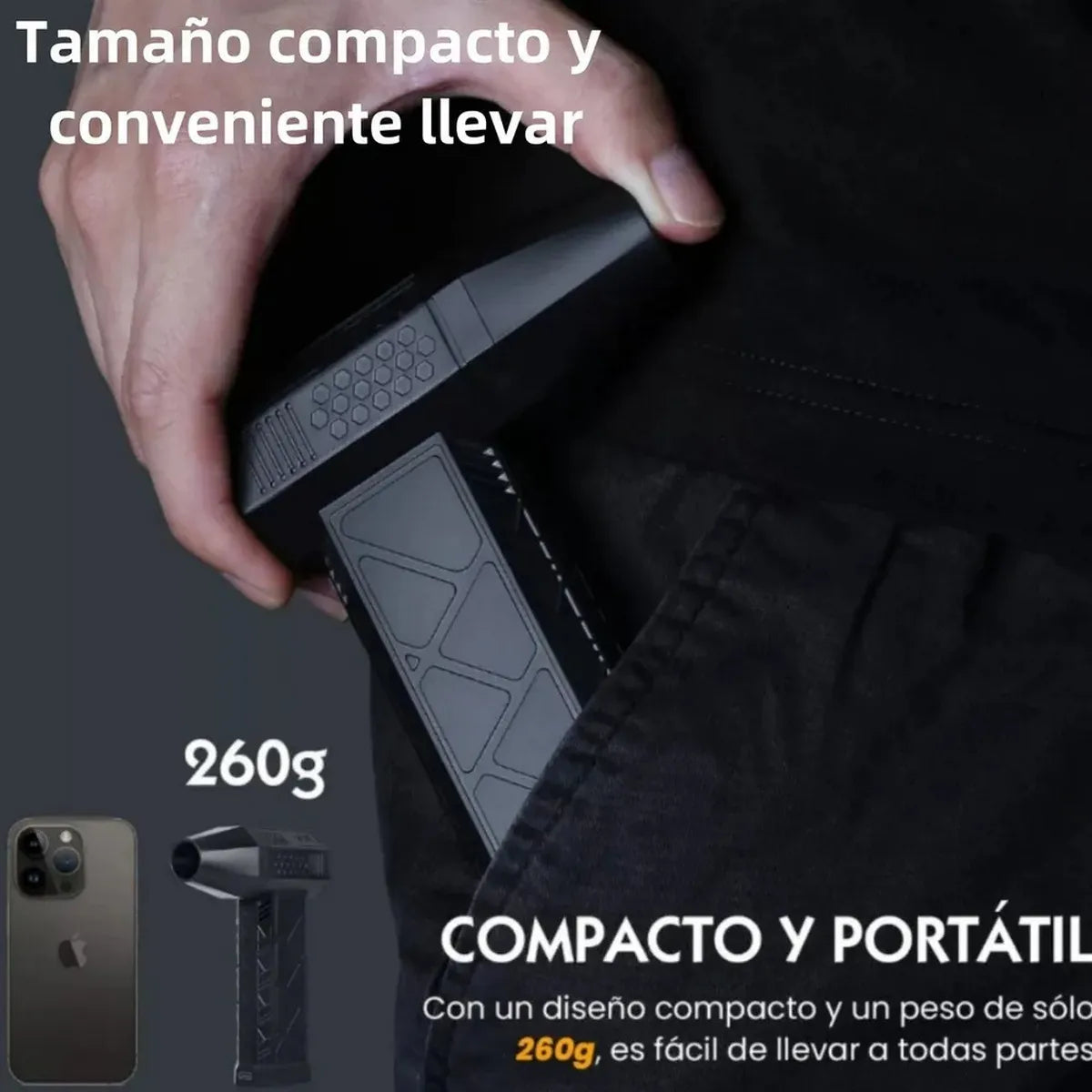 Soplador ventilador Turbo Rrecargable
