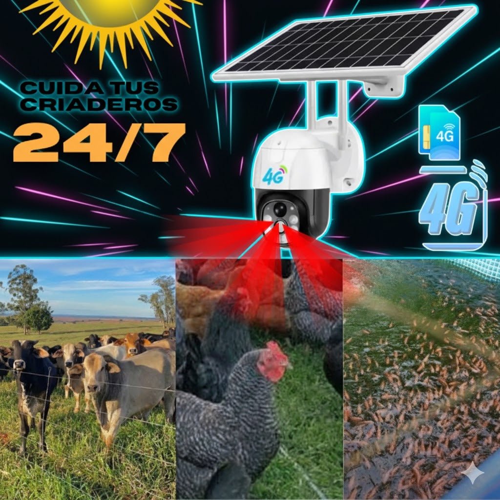 CÁMARA CON LUZ SOLAR - ISDU
