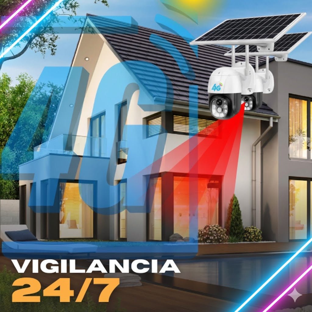 CÁMARA CON LUZ SOLAR - ISDU