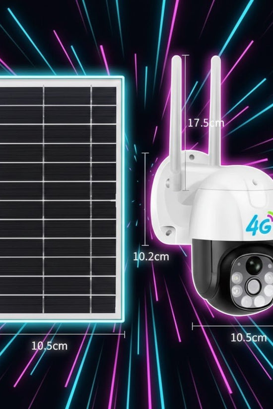 CÁMARA CON LUZ SOLAR - ISDU