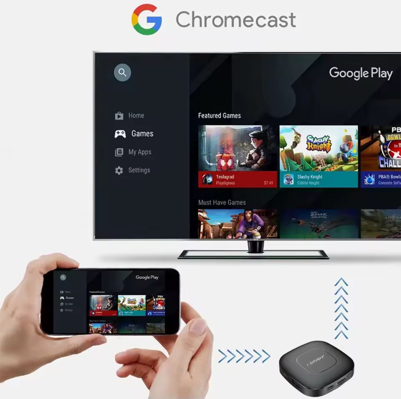 CONVERTIDOR SMART TV BOX WATCH ON 4K - ISDU