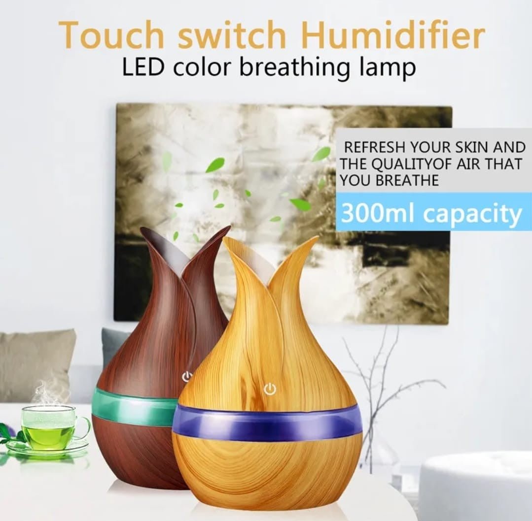 Humidificador de Aroma 300ML con Luz Led - ISDU