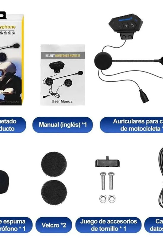 Intercomunicador Bluetooth Para Casco - ISDU