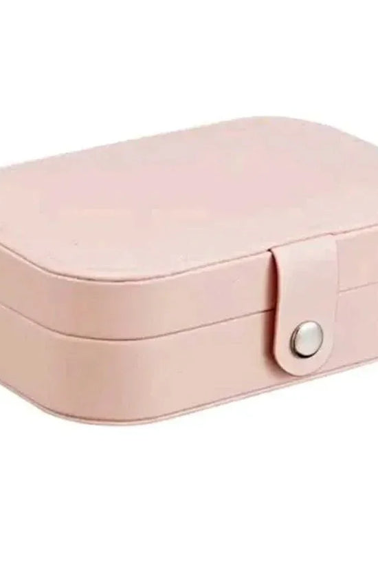 Joyero Portatil Viaje Organizador Rosa - ISDU
