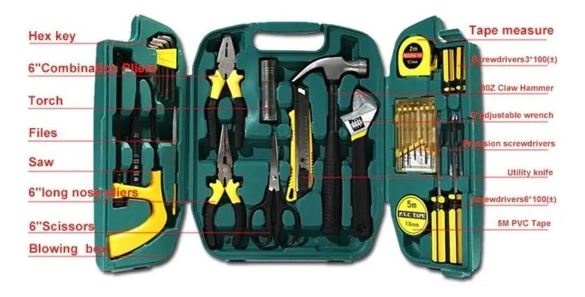 KIT DE HERRAMIENTAS X27 PIESAS - ISDU