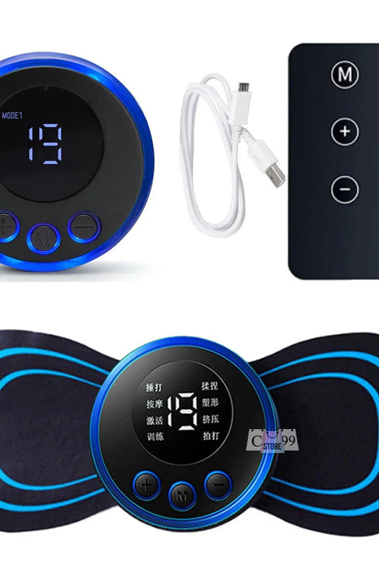 Mini Masajeador Cervical Electrico Recargable USB + CONTROL EXTRA - ISDU
