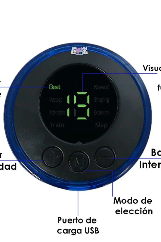 Mini Masajeador Cervical Electrico Recargable USB + CONTROL EXTRA - ISDU