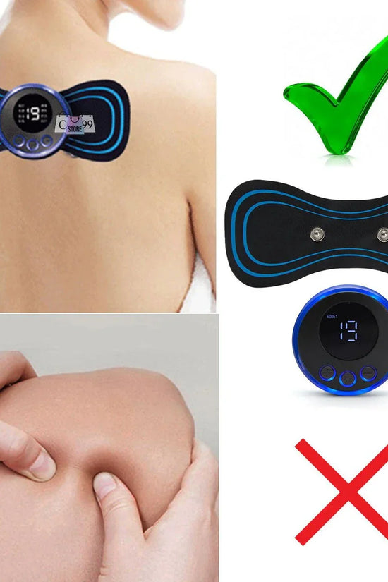 Mini Masajeador Cervical Electrico Recargable USB + CONTROL EXTRA - ISDU