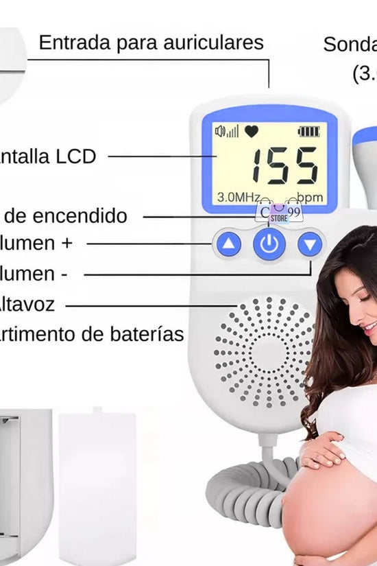 Monitor Latidos Fetales Doppler Embarazo - ISDU