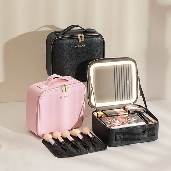 Organizador De Maquillaje Joyero Espejo con Luz - ISDU
