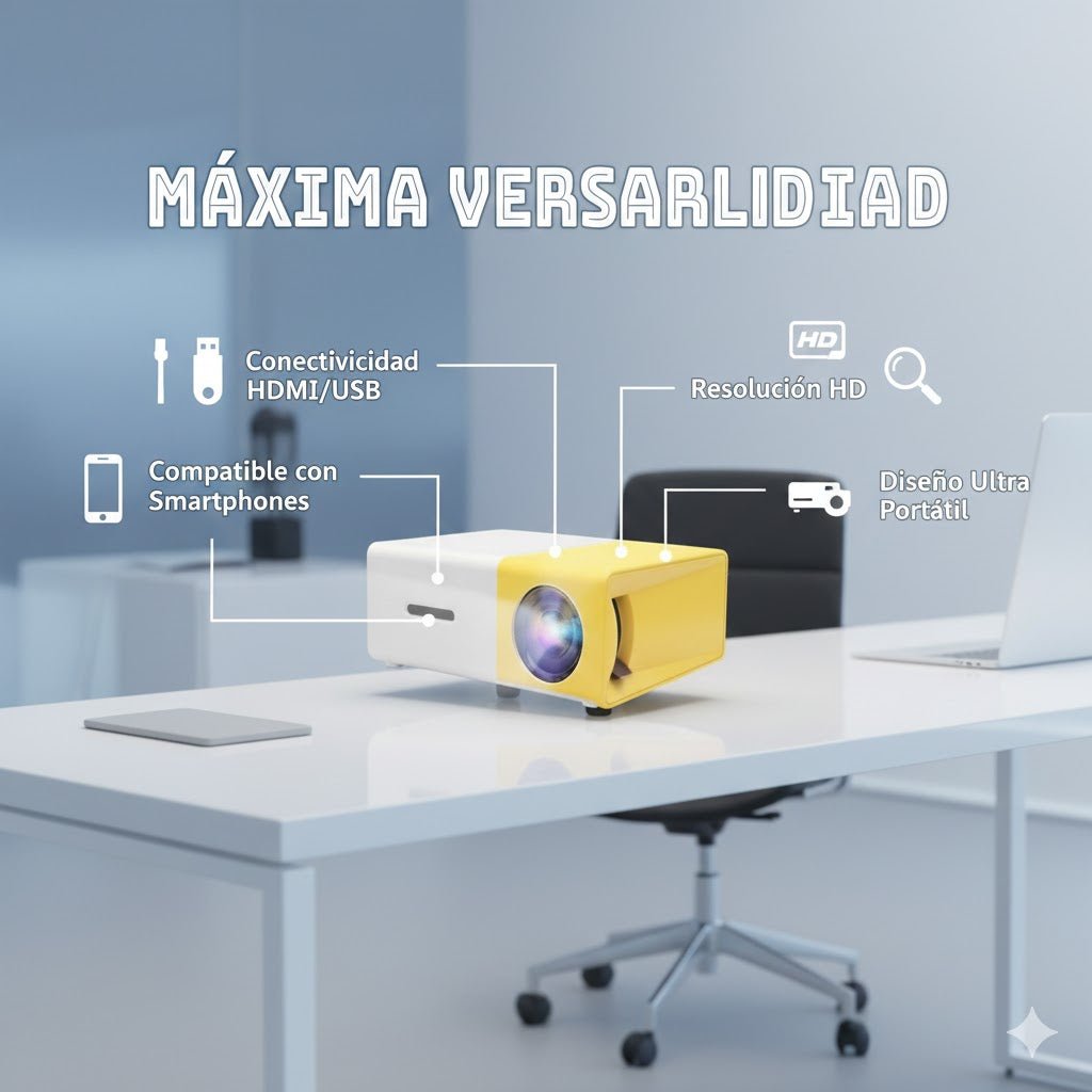Proyector HD Portátil Premium - ISDU