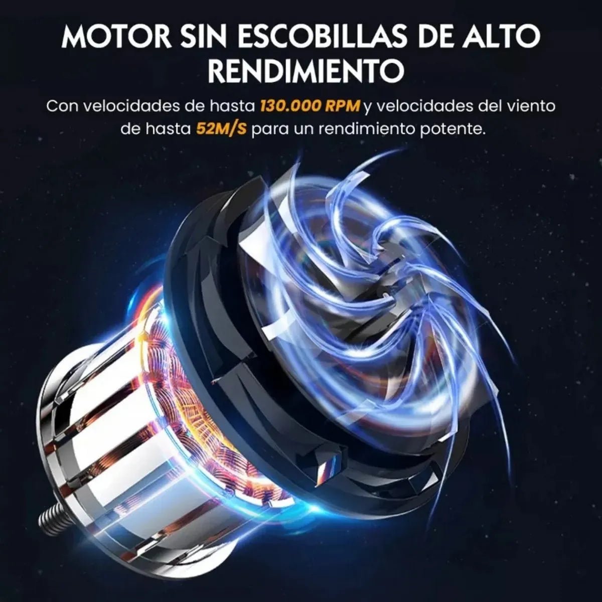 Soplador ventilador Turbo Rrecargable - ISDU