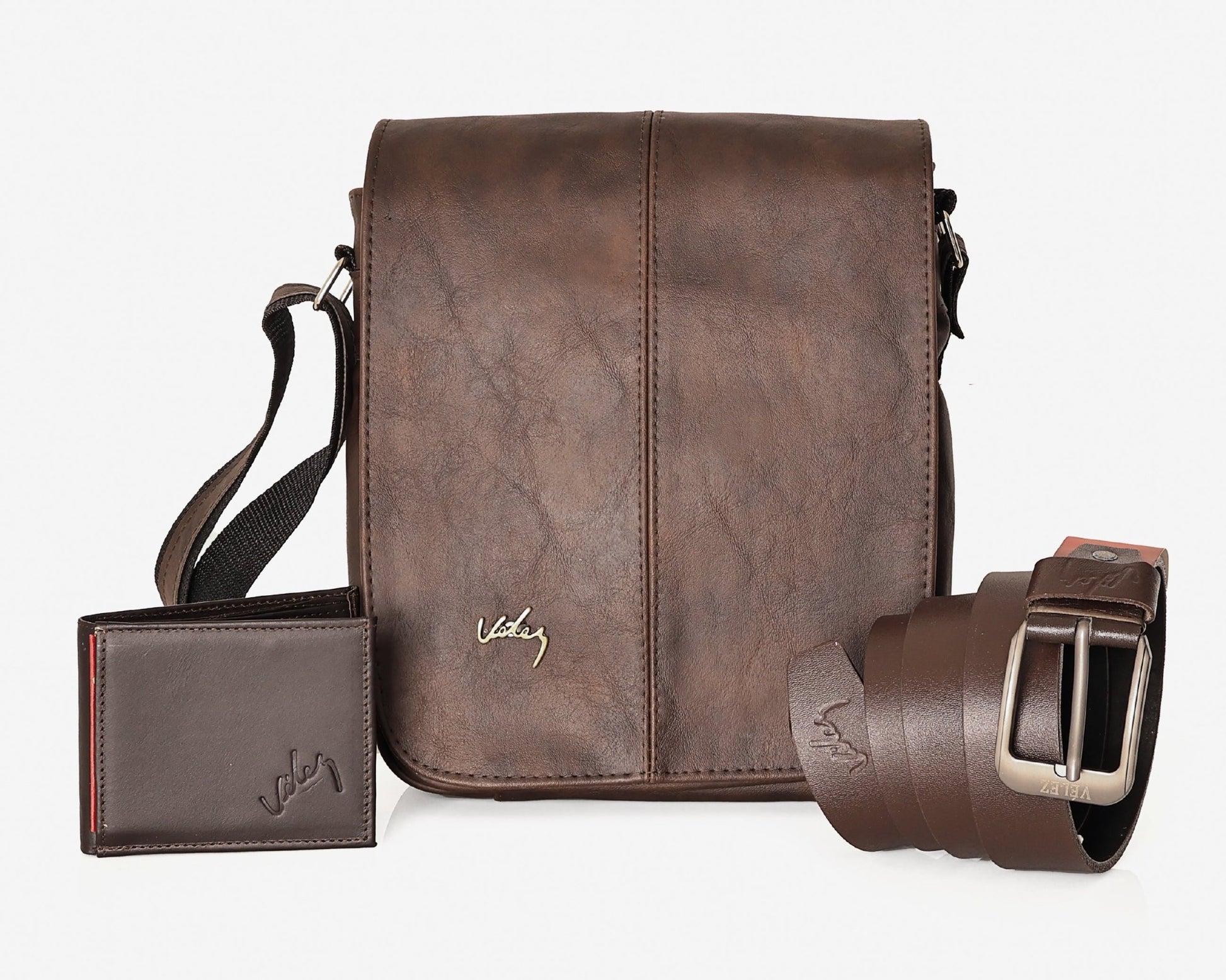 Trio Velez Bolso 27 cm Correa Billetera - ISDU